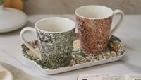 Pimpernel Mug & Trays Sets | Tablett mit 2 kleinen Tassen von Morris & Co.
